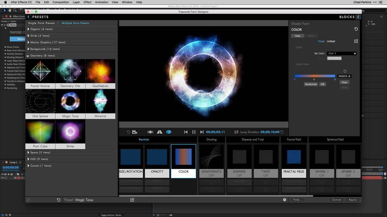 tải Red Giant Trapcode Suite 16